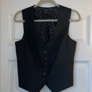 The Limited Charcoal Gray Vest